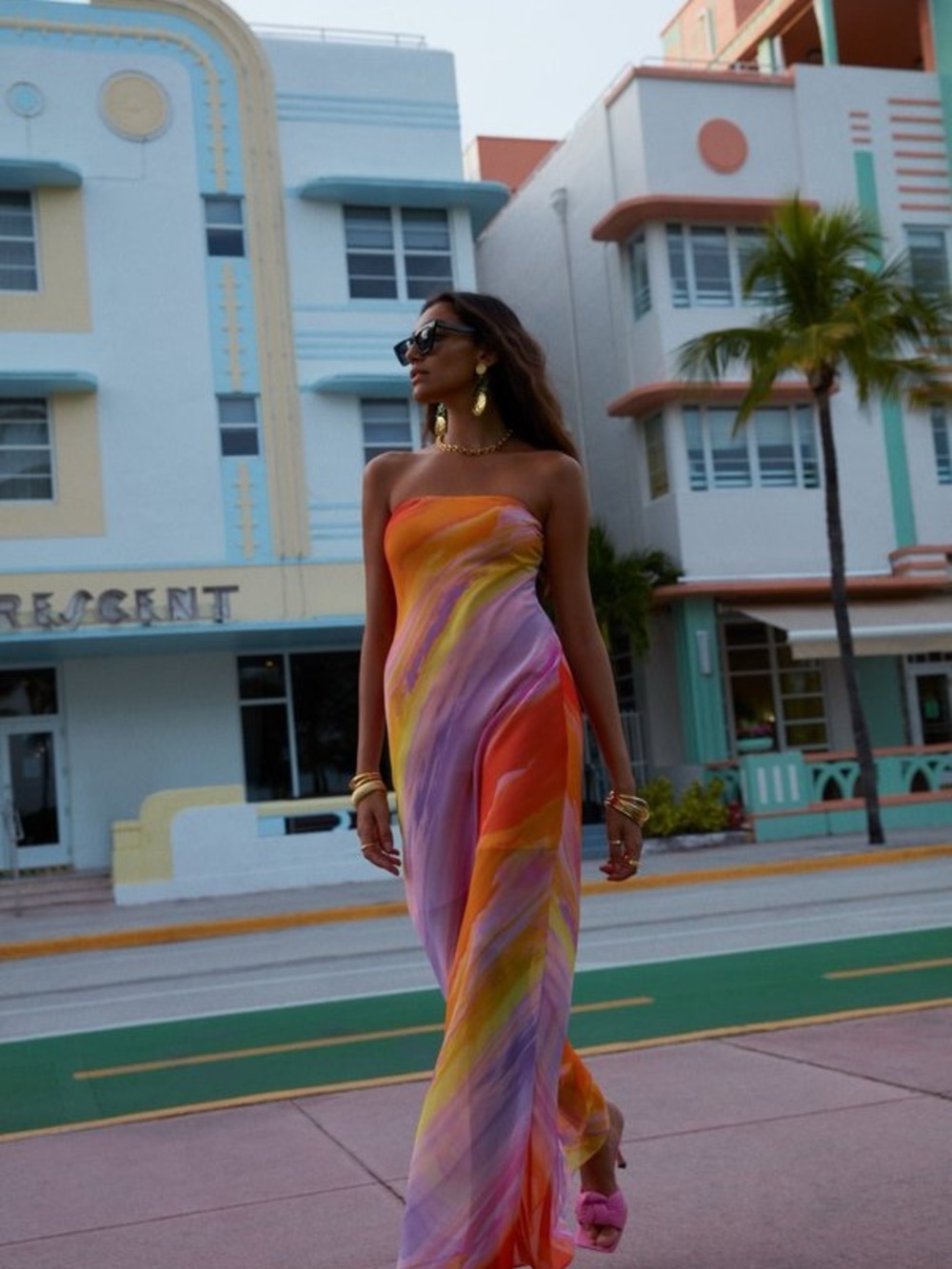 For Love & Lemons Vista Ombré maxi dress - Picture 2 of 4